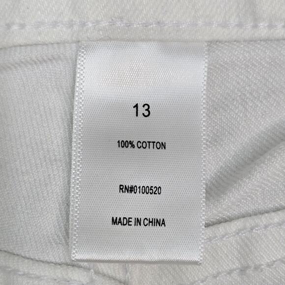 Marvel Graphic Print Shorts Juniors 13 White Stretch Denim Pockets Hulk Iron Man - Picture 3 of 12